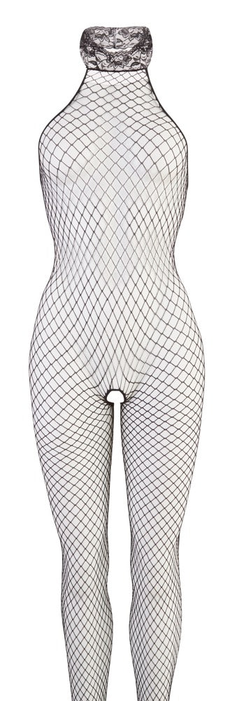 NO:XQSE Nettingcatsuit med krage
