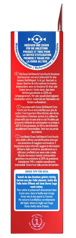 Durex følelsesekte ekstra fuktig