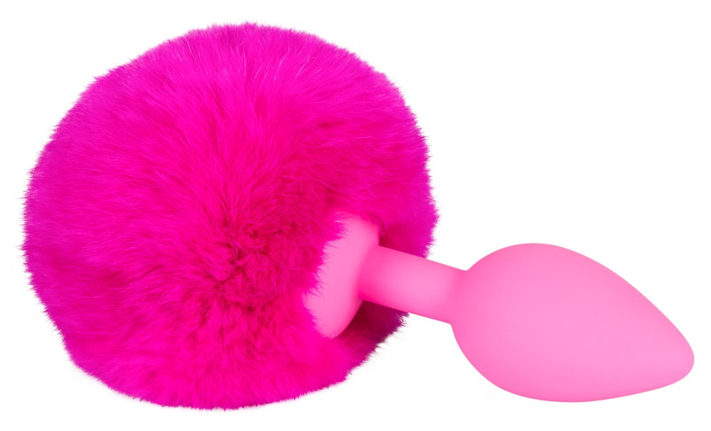 Colorful Joy Analplugg med kaninhale