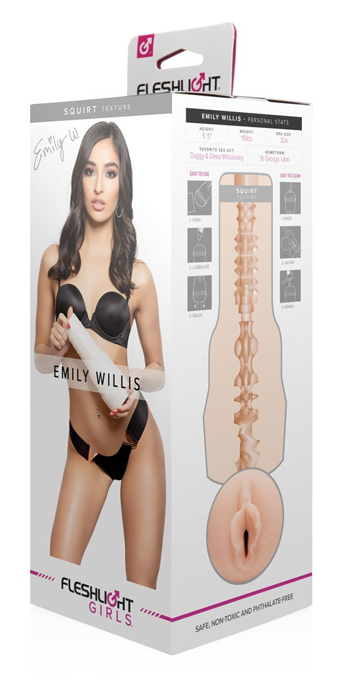 Fleshlight Masturbator Emily Willis Squirt Texture