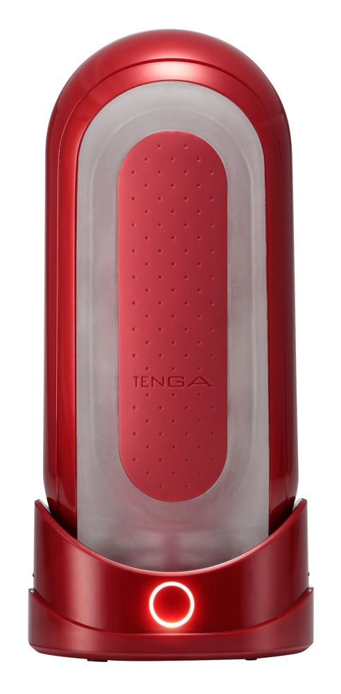 TENGA Flip 0 (Zero) Red Warmer Package