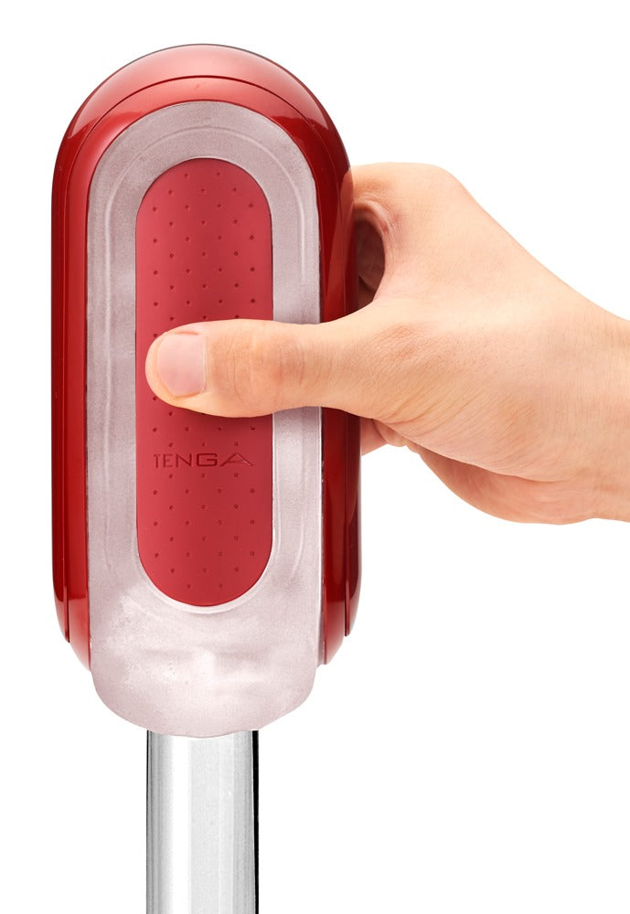 TENGA Flip 0 (Zero) Red Warmer Package