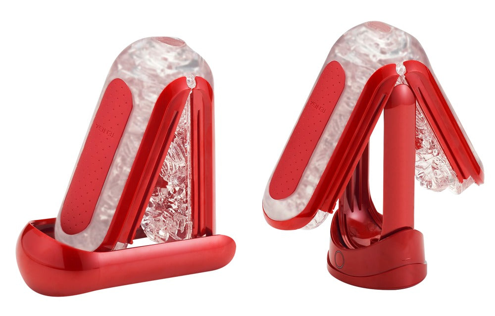 TENGA Flip 0 (Zero) Red Warmer Package