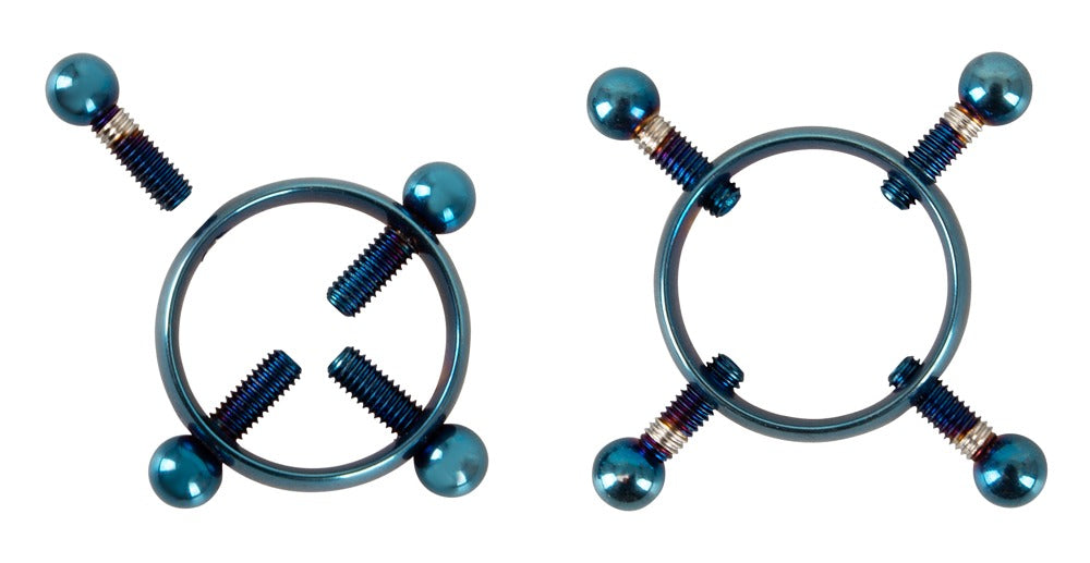 Bad Kitty nipple Jewellery blue Moon
