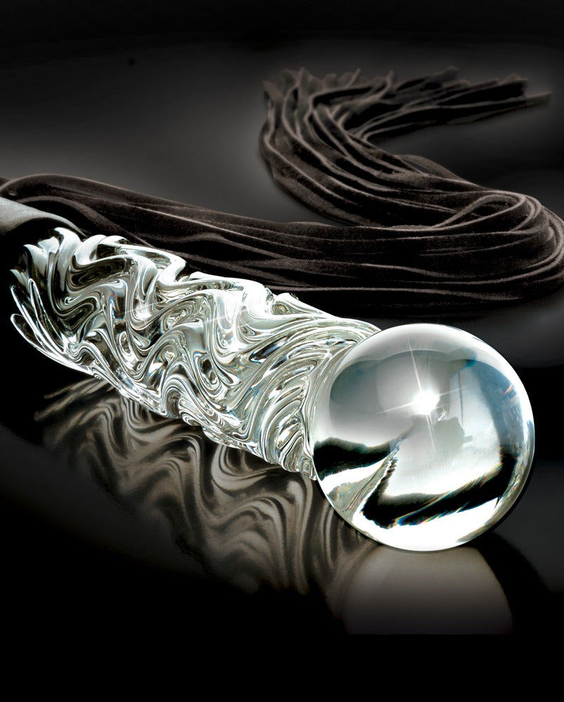 Icicles Glassdildo med piskesnerter