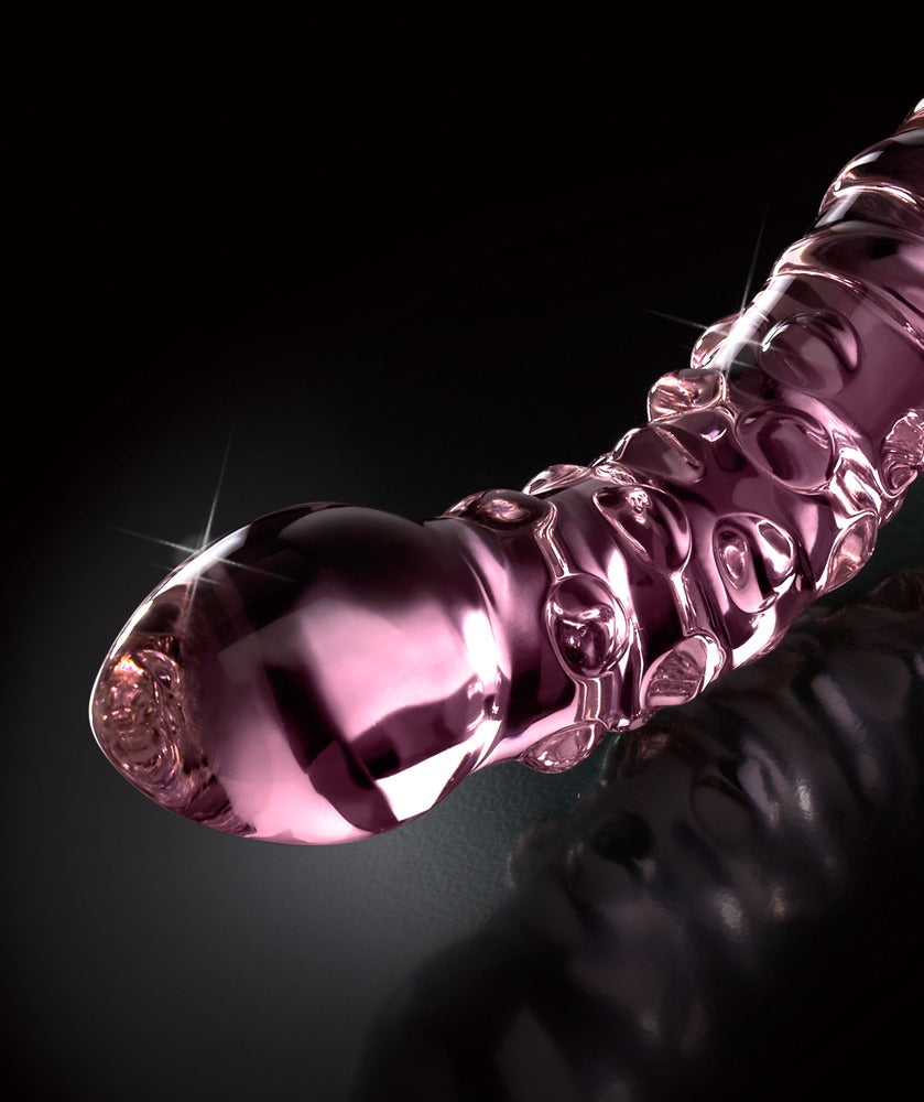 Icicles Dobbel glassdildo No.55