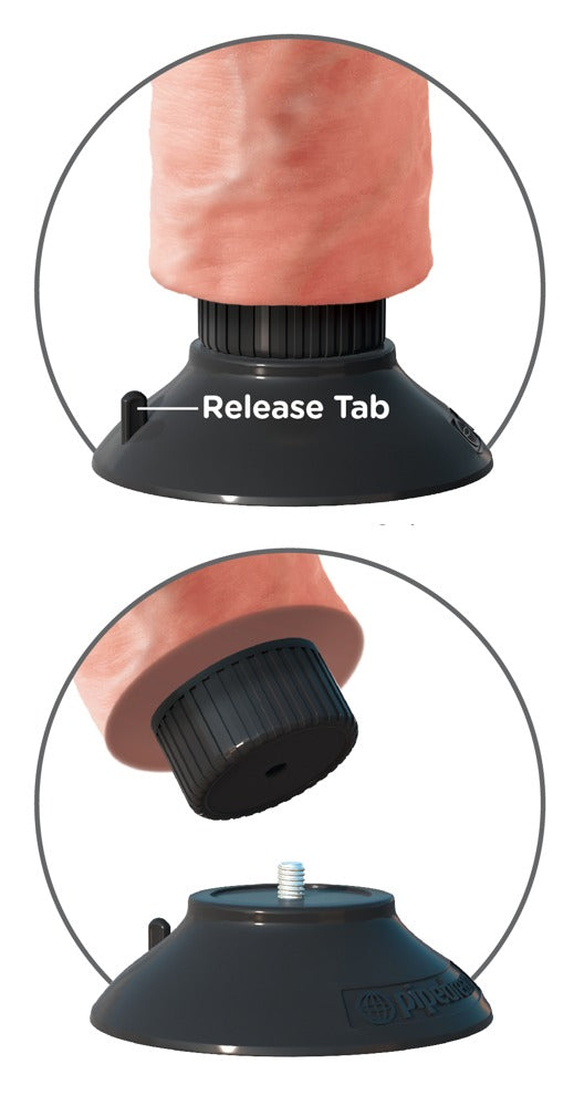 King Cock 9“ Vibrating Cock with Balls