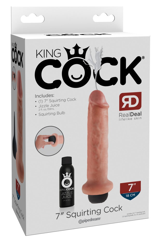 King Cock 7“ Squirting Cock