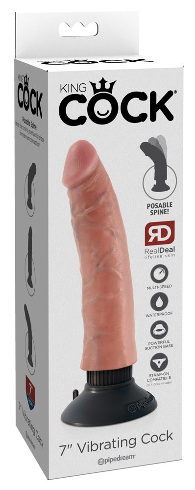 King Cock 7“ Vibrating Cock