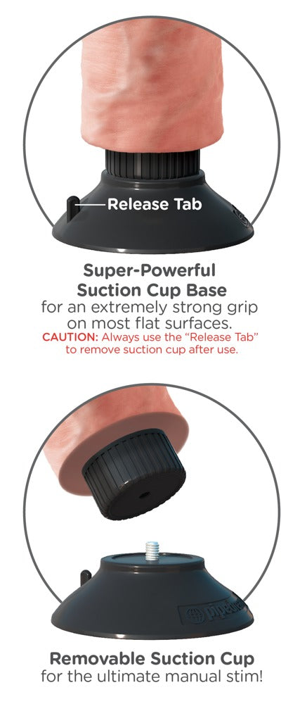 King Cock 8“ Vibrating Cock