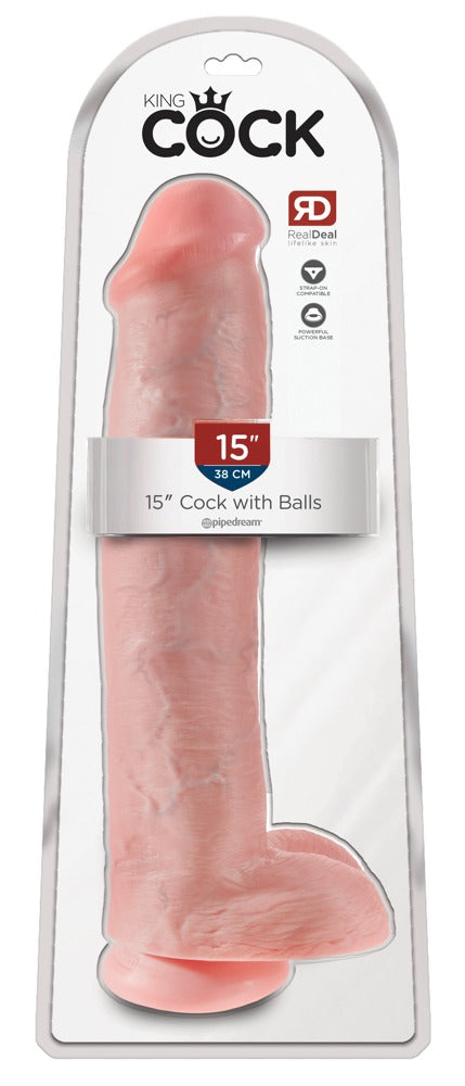 King Cock Cock with Balls 15“