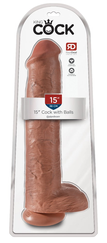 King Cock Cock with Balls 15“