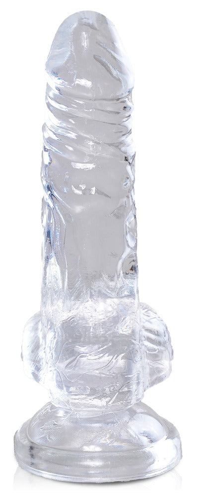 King Cock Clear King Cock Penisdildo med baller