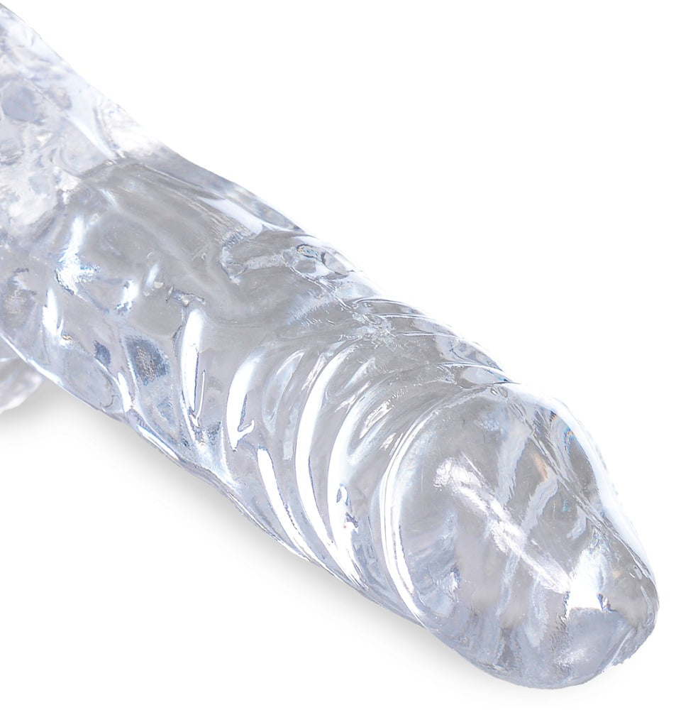 King Cock Clear King Cock Penisdildo med baller