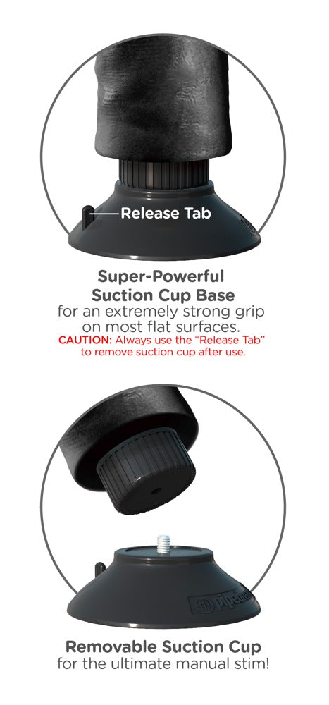 King Cock 9“ Vibrating Cock with Balls