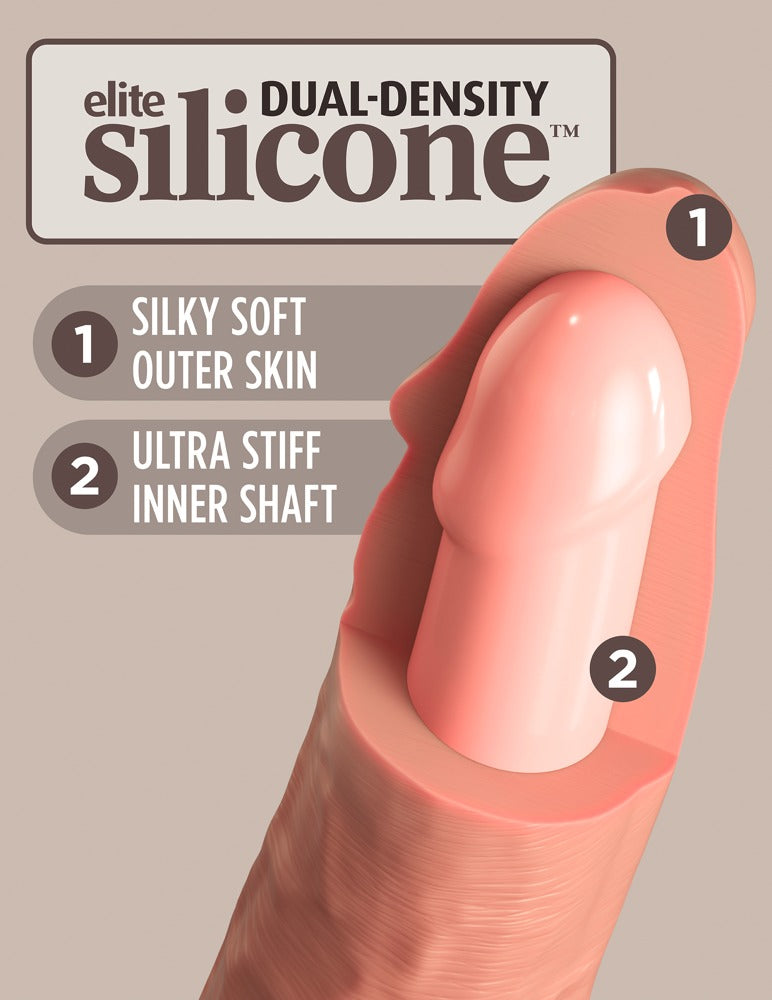 King Cock Elite Dual Density Silicone Cock