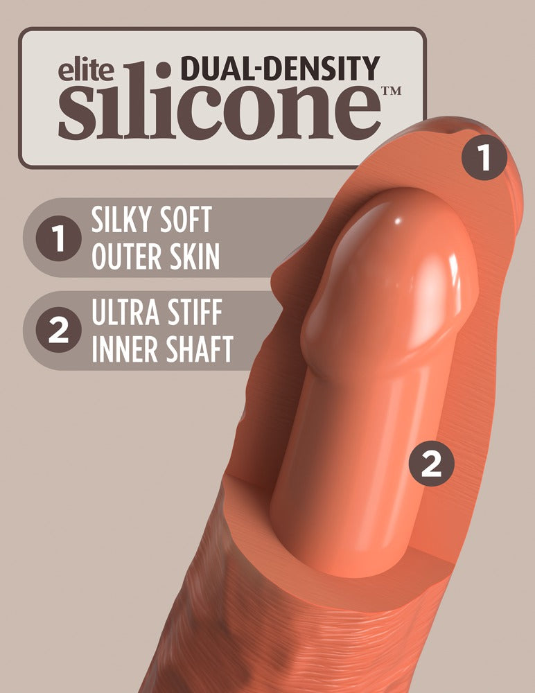 King Cock Elite Dual Density Silicone Cock
