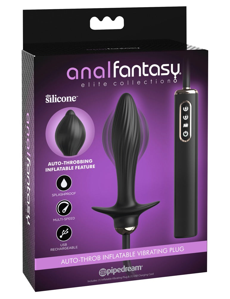 Anal Fantasy Elite Auto-Throb Inflatable Vibrating Plug