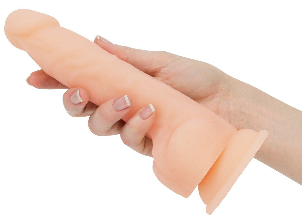 Naked Addiction 8" Rotating & Vibrating Dong