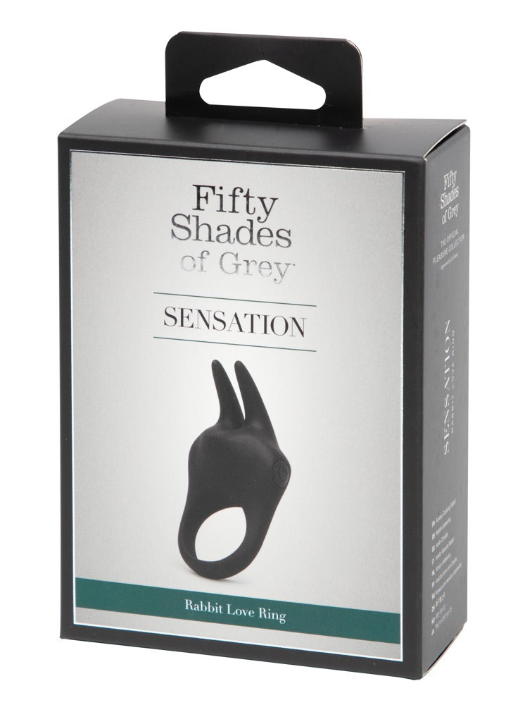 Fifty Shades of Grey Sensation Vibrating Rabbit Love Ring