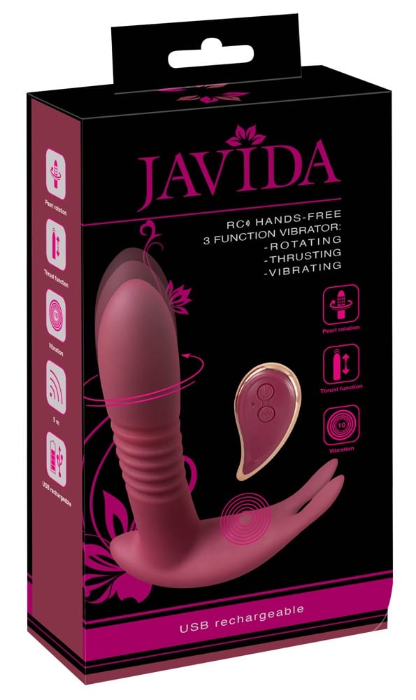 JAVIDA RC Handsfree 3 function vibrator