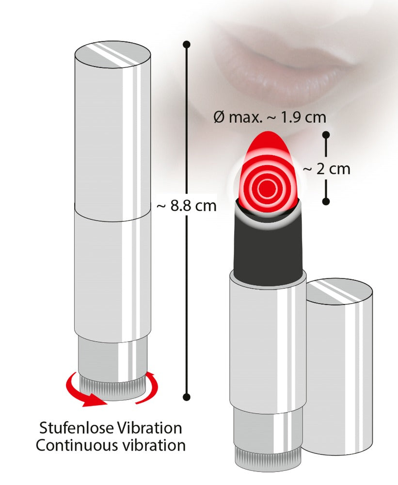 You2Toys Kiss me Lipstick Vibe