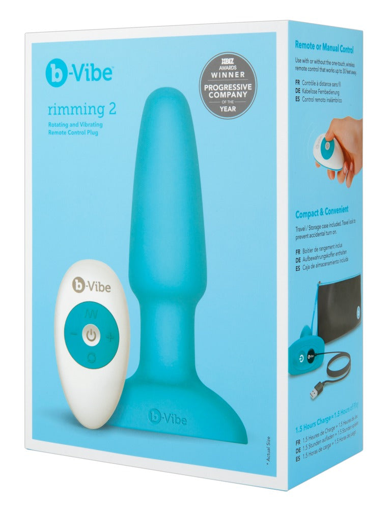 b-Vibe Vibroplugg med rotasjon