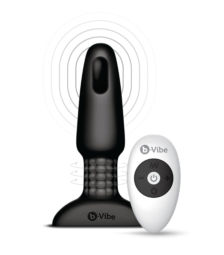 b-Vibe Vibroplugg med rotasjon