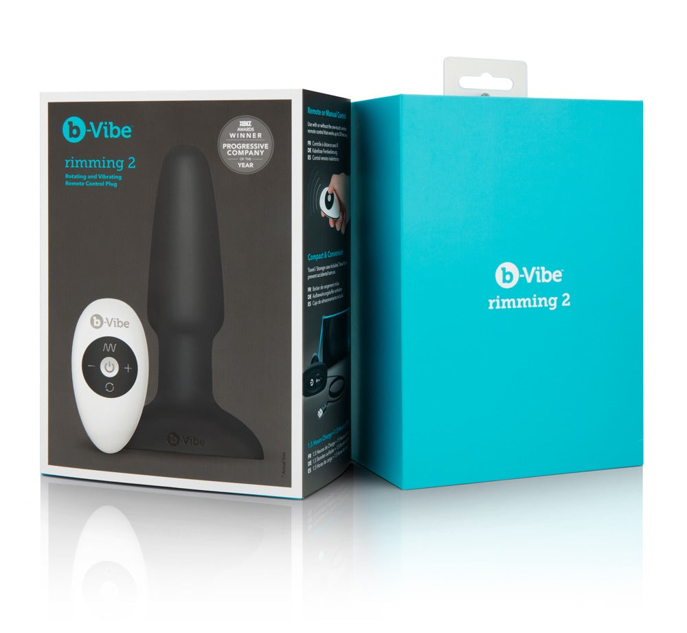 b-Vibe Vibroplugg med rotasjon