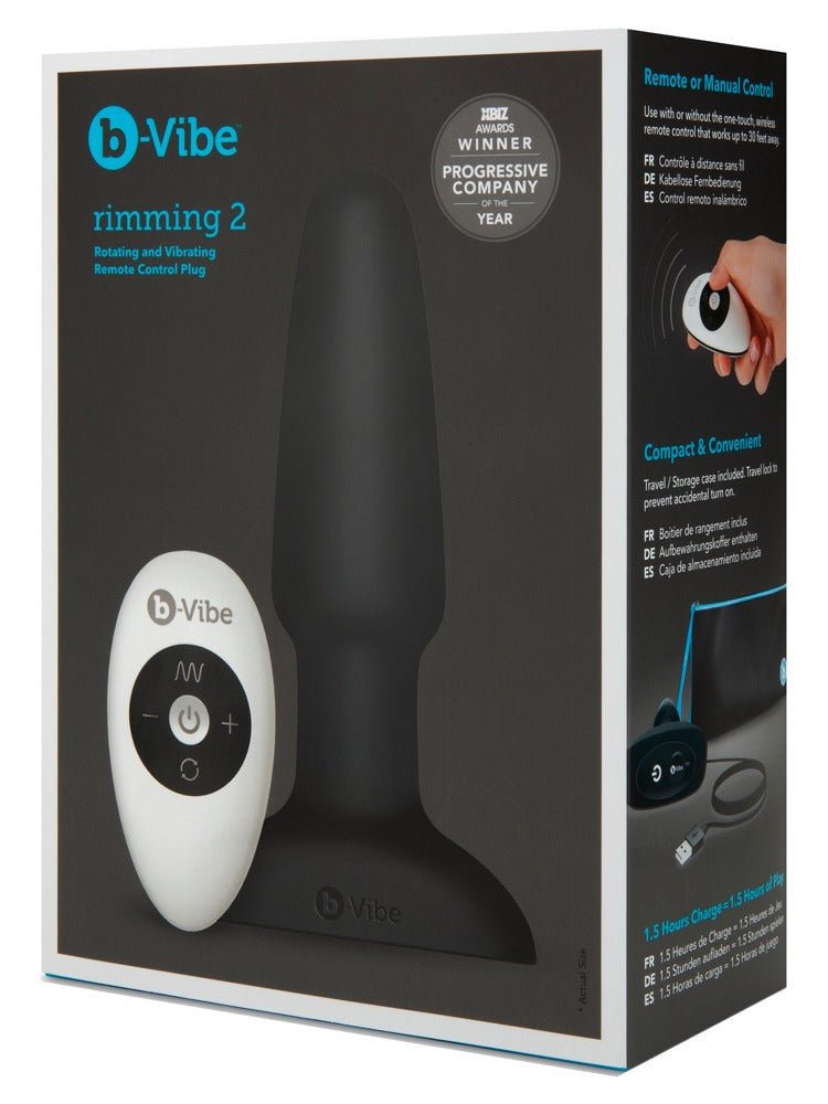 b-Vibe Vibroplugg med rotasjon