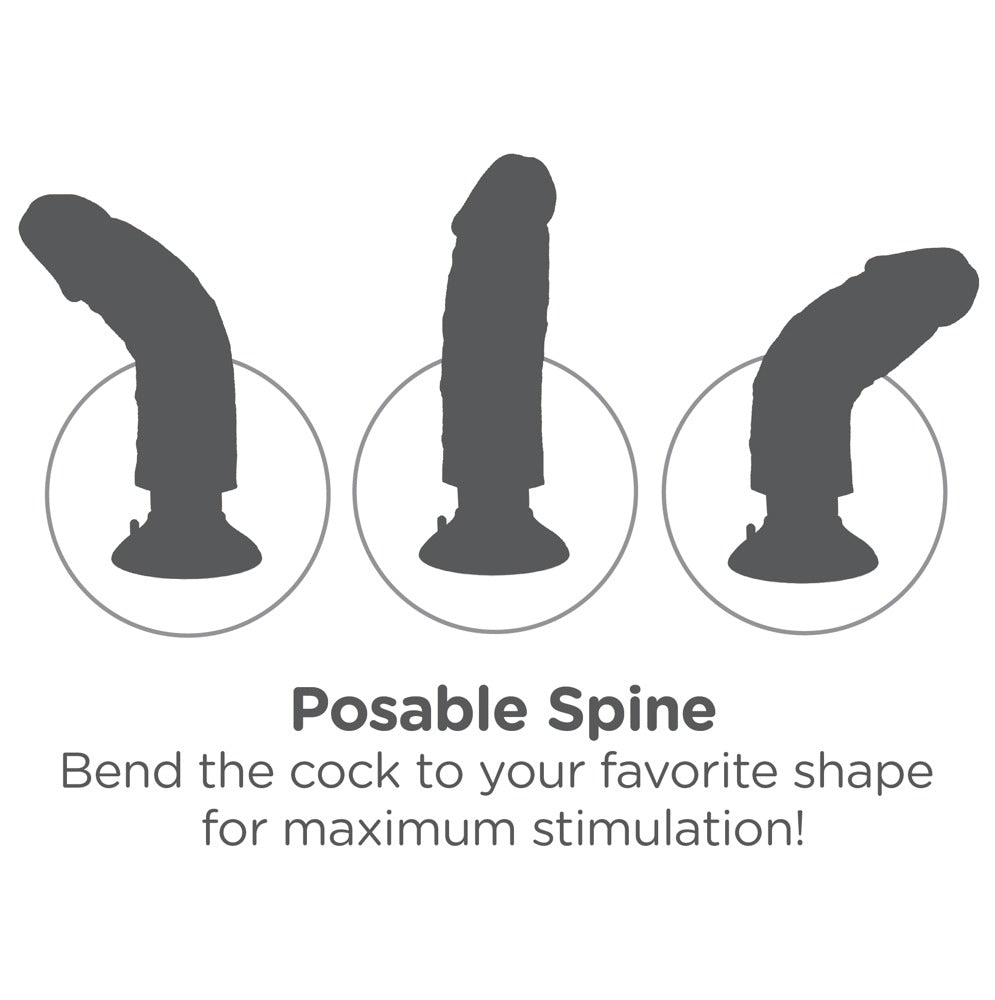 King Cock 9“ Vibrating Cock