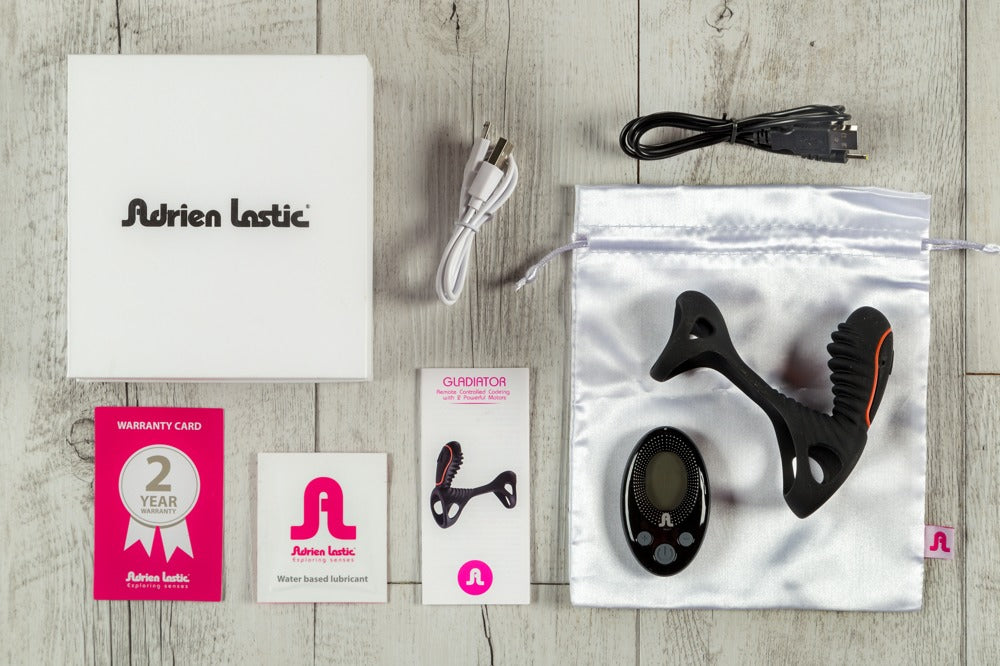 Adrien Lastic Penisring med Vibrator Gladiator