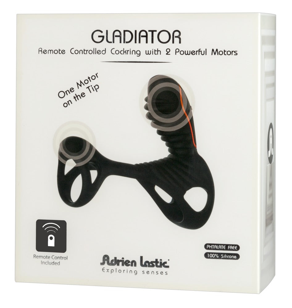 Adrien Lastic Penisring med Vibrator Gladiator