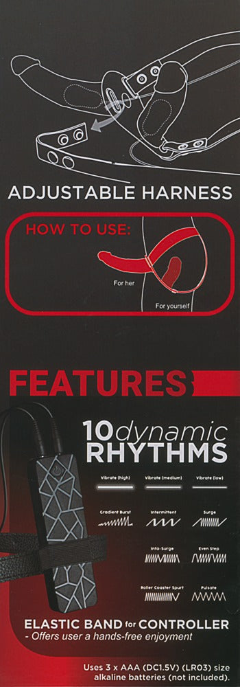 You2Toys Strap-on med 2 vibratorer