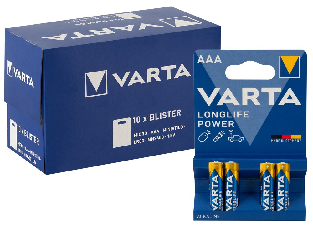 Varta Varta batterier 10 x 4pk. AAA/LR03