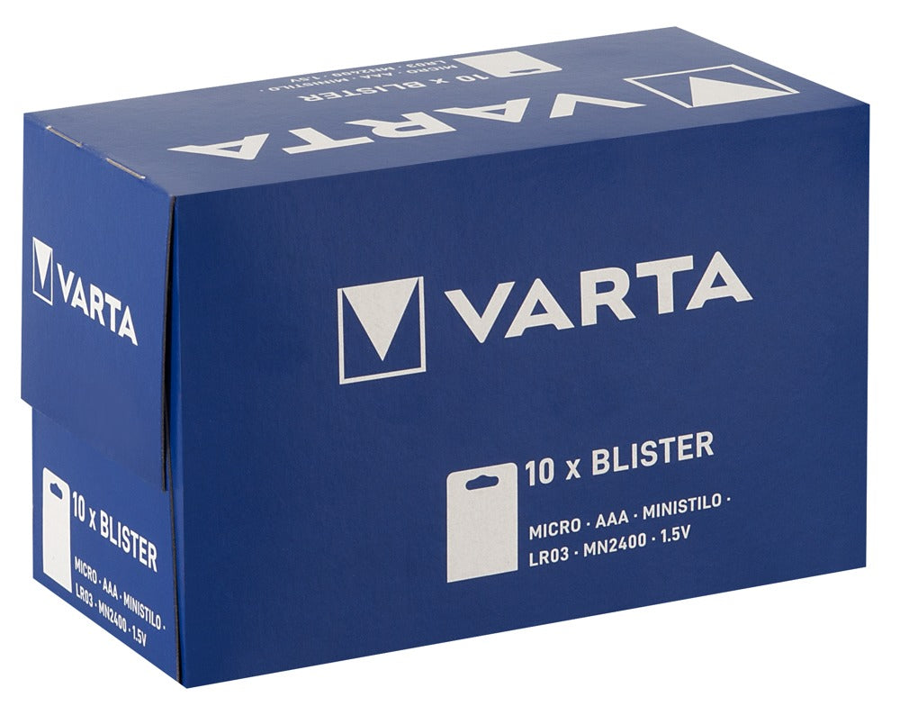 Varta Varta batterier 10 x 4pk. AAA/LR03
