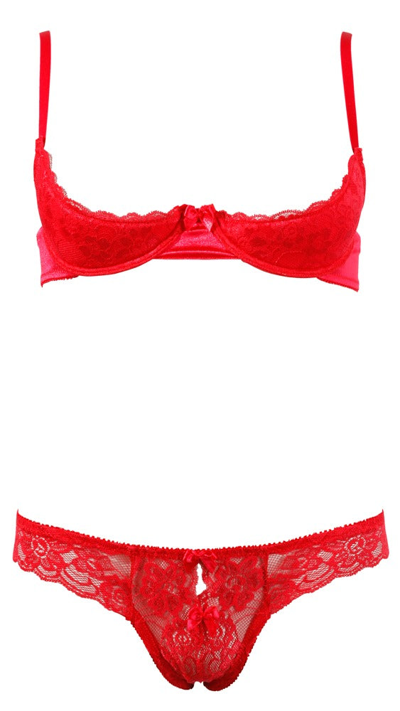 Cottelli LINGERIE BH og strengtruse