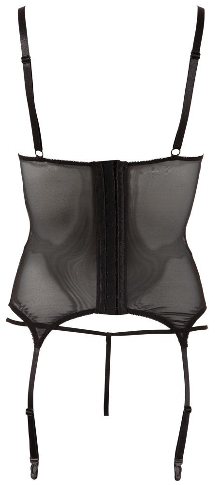 Cottelli LINGERIE Strømpeholdertopp og strengtruse