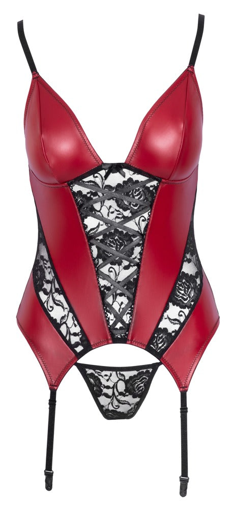 Cottelli LINGERIE Strømpeholdertopp