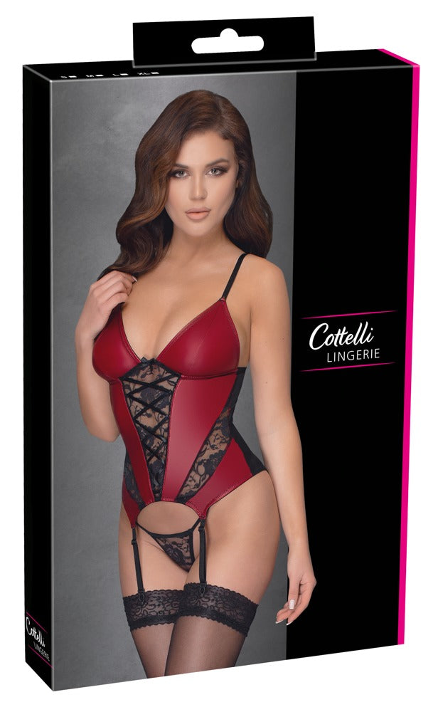 Cottelli LINGERIE Strømpeholdertopp