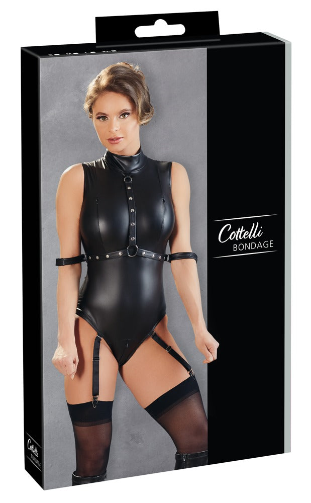 Cottelli BONDAGE Body m/strømpestropper
