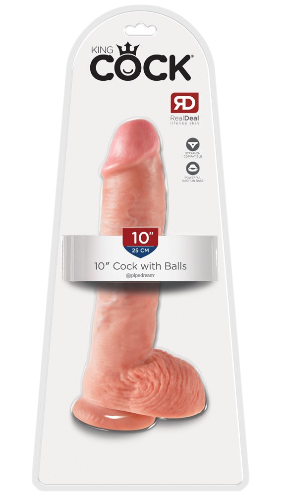 King Cock 10“ Cock with Balls