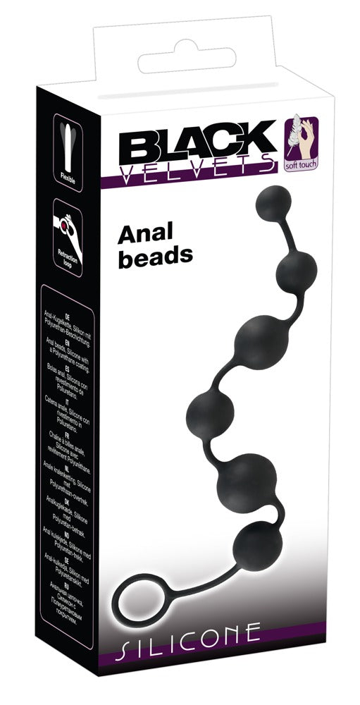 Black Velvets Analkulekjede Anal Beads