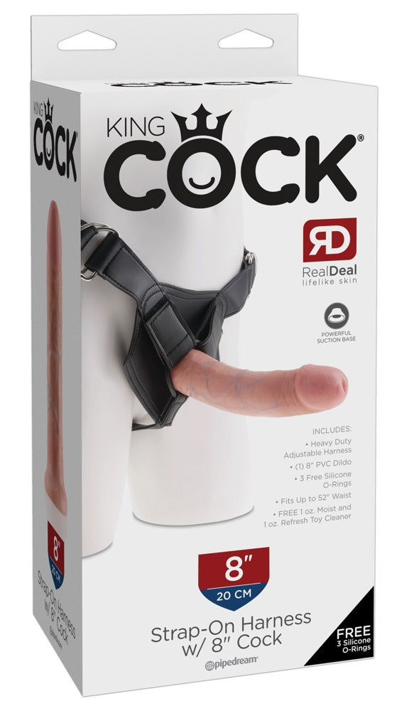 King Cock Strap-on with 8 Inch
