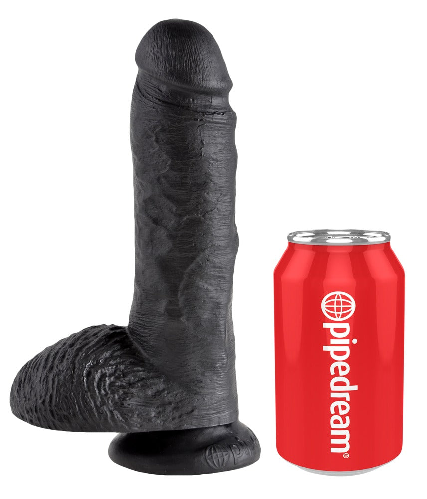 King Cock 8“ Cock with Balls