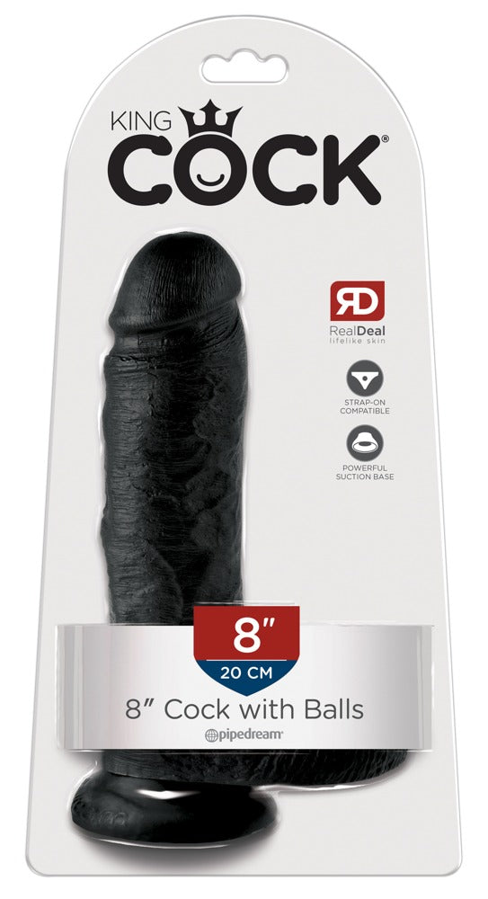 King Cock 8“ Cock with Balls