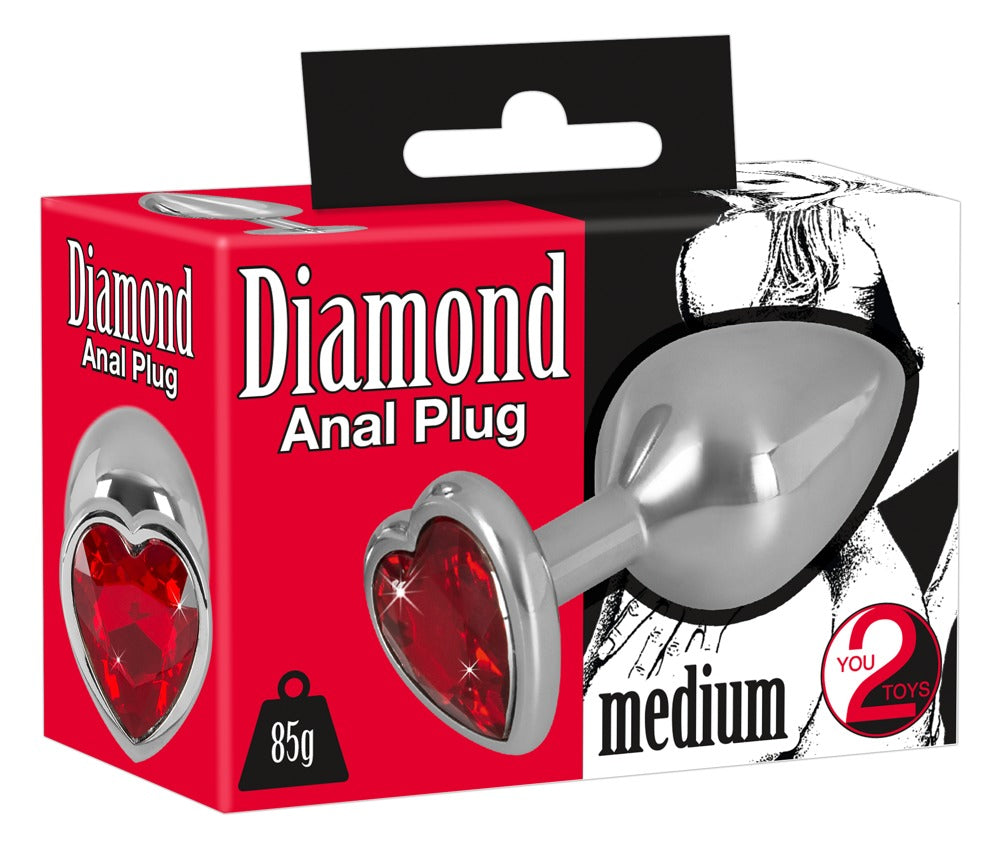 You2Toys Analplugg med pyntesten