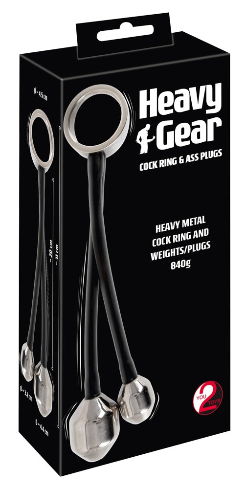 You2Toys Cock ring & Ass plugs