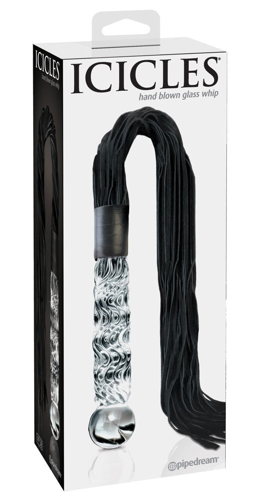 Icicles Glassdildo med piskesnerter