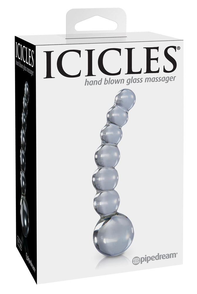 Icicles Kuledildo i glass No. 66